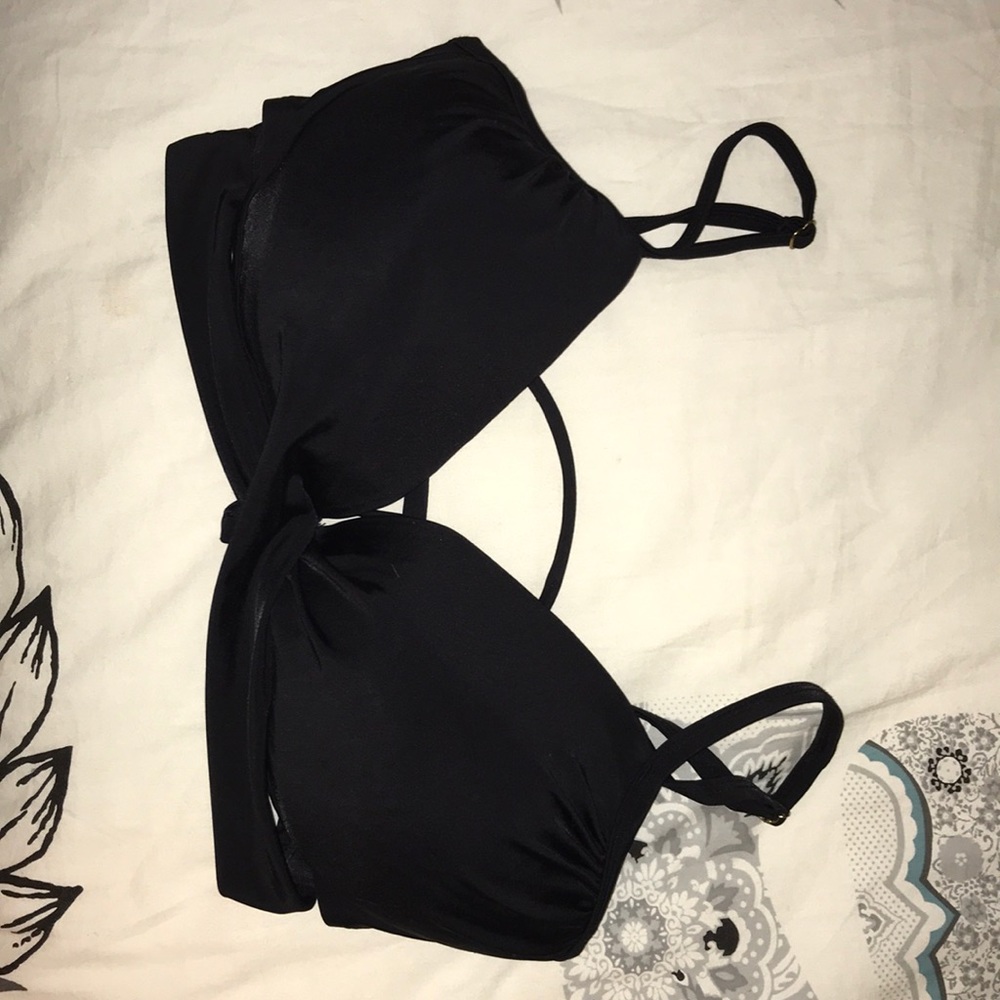 Target Xhilaration size large black swim top 👙